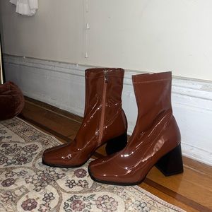Aldo raid heeled sock boots